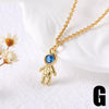Wholesale Pendant Necklace Copper 18K Gold Plated Geometric Style