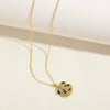 Wholesale Pendant Necklace Copper Mixed Gem Inlay Animal Zodiac Micro Inlay Ochain For Women