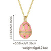 Wholesale Pendant Necklace Copper Real Gold Plated Microset Zircon Retro Geometric Dripping Oil Style