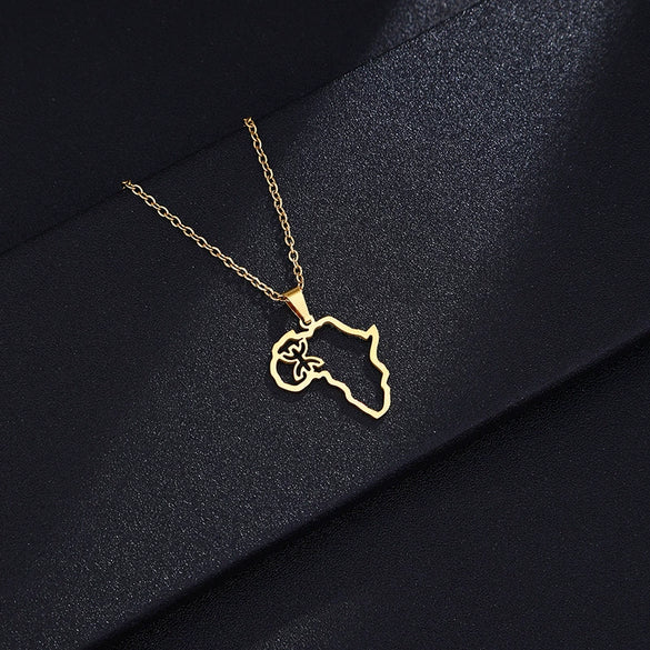 Wholesale Pendant Necklace Geometric Stainless Steel Electroplating Unisex