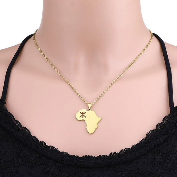 Wholesale Pendant Necklace Geometric Stainless Steel Electroplating Unisex