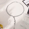 Wholesale Pendant Necklace Imitation Pearl Stainless Steel Geometric Style Electroplating For Women