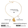 Wholesale Pendant Necklace Jewelry Stainless Steel Titanium Steel Freshwater Beads Pearl Geometric Starfish Electroplating For Women