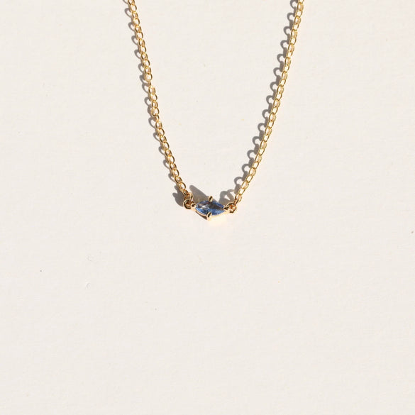Wholesale Pendant Necklace Organic Glass Marquise Zircon Copper Ochain Electroplating Geometric Fashion Unisex