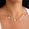 Wholesale Pendant Necklace Stainless Steel Geometric Furnace Vacuum Electroplated 18K Gold