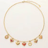 Wholesale Pendant Necklace Stainless Steel Geometric Furnace Vacuum Plated 18K Gold