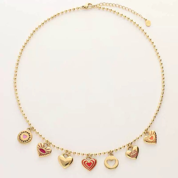 Wholesale Pendant Necklace Stainless Steel Geometric Furnace Vacuum Plated 18K Gold