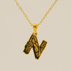 Wholesale Pendant Necklace Stainless Steel Gold Plated Letter Pattern For Unisex