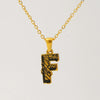 Wholesale Pendant Necklace Stainless Steel Gold Plated Letter Pattern For Unisex