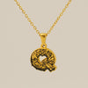 Wholesale Pendant Necklace Stainless Steel Gold Plated Letter Pattern For Unisex