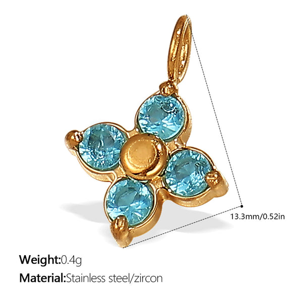 Wholesale Pendant Necklace 316L Stainless Steel 18K Gold Plated Electroplating Exaggerated Fashion Style