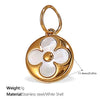 Wholesale Pendant Necklace 316L Stainless Steel 18K Gold Plated Electroplating Exaggerated Fashion Style