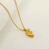 Wholesale Pendant Necklace Stainless Steel Titanium Steel Cross Chain With Letter Pattern Polishing Style For Unisex