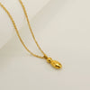 Wholesale Pendant Necklace Stainless Steel Titanium Steel Cross Chain With Letter Pattern Polishing Style For Unisex