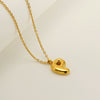 Wholesale Pendant Necklace Stainless Steel Titanium Steel Cross Chain With Letter Pattern Polishing Style For Unisex