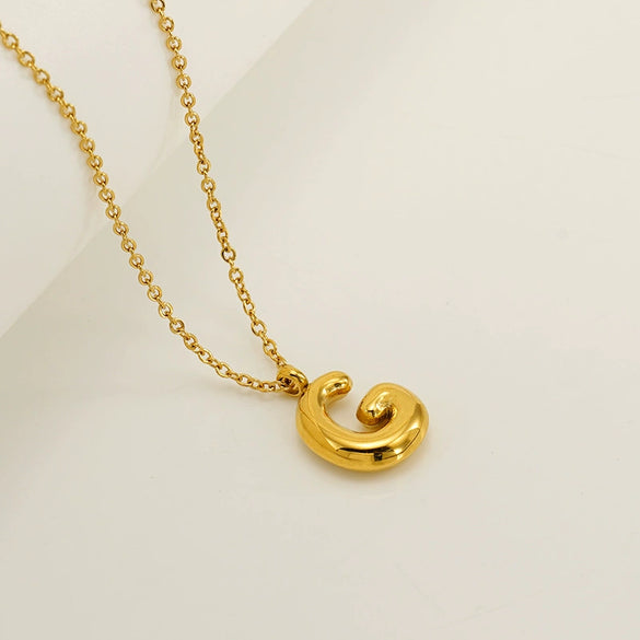 Wholesale Pendant Necklace Stainless Steel Titanium Steel Cross Chain With Letter Pattern Polishing Style For Unisex