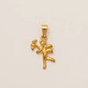 Wholesale Pendant Necklace Stainless Steel Titanium Steel Cross Starfish Electroplating Ocean Element Beach Style Unisex Twelve Constellations