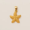 Wholesale Pendant Necklace Stainless Steel Titanium Steel Cross Starfish Electroplating Ocean Element Beach Style Unisex Twelve Constellations
