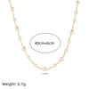 Wholesale Pendant Necklace Stainless Steel Titanium Steel Cross Starfish Electroplating Ocean Element Beach Style Unisex Twelve Constellations