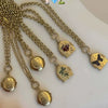 Wholesale Pendant Necklace Stainless Steel Titanium Steel Geometric Handpainted Electroplated Women's