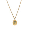 Wholesale Pendant Necklace Stainless Steel Titanium Steel Geometric Handpainted Electroplated Women's