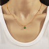 Wholesale Pendant Necklace Stainless Steel Titanium Steel Geometric 18K Gold Plated Light Luxury Style