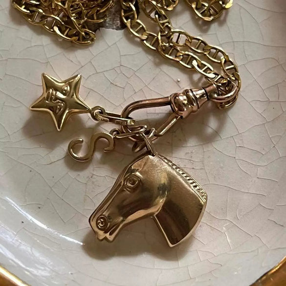 Wholesale Pendant Necklace Stainless Steel Titanium Steel Heart Shape Geometric Fashion Electroplating