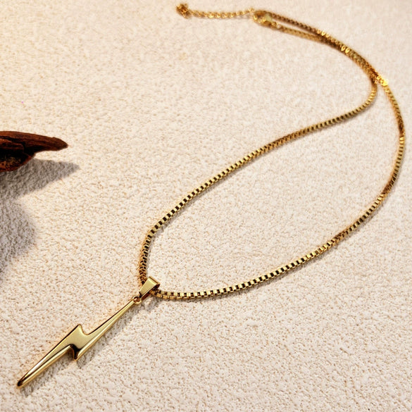 Wholesale Pendant Necklace Stainless Steel Titanium Steel Ushaped Retro Minimalist Electroplating Jewelry Unisex