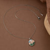 Wholesale Pendant Necklace Titanium Steel Copper Flower Electroplating Women's