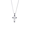 Wholesale Pendant Necklace Titanium Steel Geometric Electroplated Welded Twocolor Simple Unisex