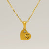 Wholesale Pendant Necklace Titanium Steel Stainless Steel With Letters Numbers Text Pattern 18K Gold Plated