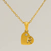 Wholesale Pendant Necklace Titanium Steel Stainless Steel With Letters Numbers Text Pattern 18K Gold Plated