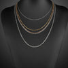 Wholesale Pendant Necklace With O Chain Stainless Steel Titanium Steel Geometric Electroplated