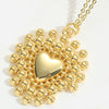 Wholesale Pendant Necklace Women Starfish Shape Copper Mixed Gemstone Setting Geometric Pattern Electroplating