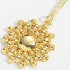 Wholesale Pendant Necklace Women Starfish Shape Copper Mixed Gemstone Setting Geometric Pattern Electroplating