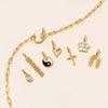 Wholesale Pendant Necklace Women's Cowboy Hat Cross Butterfly Heart Vintage Style Copper Flower Electroplated
