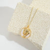 Wholesale Pendant Ring Copper Motherofpearl Inlaid Zircon Animal Shape Electroplating Design Unisex