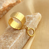 Wholesale Pendant Ring Stainless Steel Heart Geometric Electroplating Design