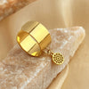 Wholesale Pendant Ring Stainless Steel Heart Geometric Electroplating Design