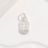 Wholesale Pendant S925 Sterling Silver Geometric Retro Style Electroplated