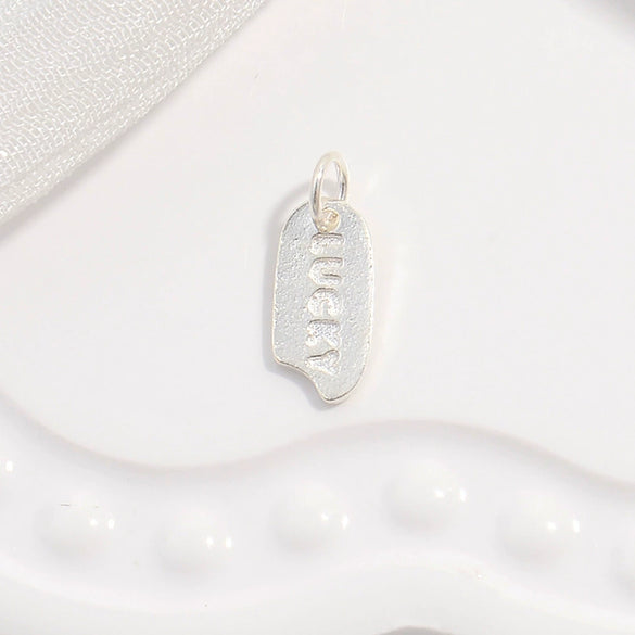 Wholesale Pendant S925 Sterling Silver Geometric Retro Style Electroplated