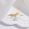 Wholesale Pendant Silver 925 Sterling Silver Minimalist Trumpet Shape Zirconia Inlaid Insect Big Hat Design