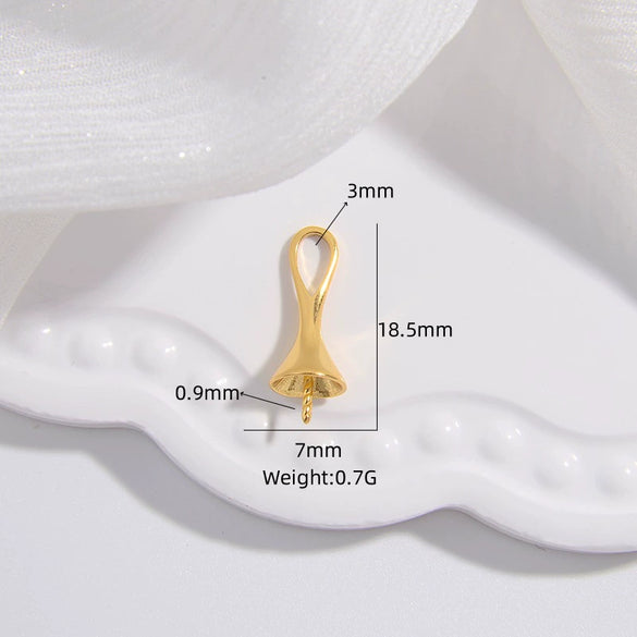 Wholesale Pendant Silver 925 Sterling Silver Minimalist Trumpet Shape Zirconia Inlaid Insect Big Hat Design