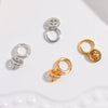 Wholesale Pendant Silver Zirconia Circle Sheep's Eye Handmade Diy Material