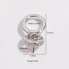 Wholesale Pendant Silver Zirconia Circle Sheep's Eye Handmade Diy Material