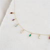 Wholesale Pendant Stainless Steel Drop Shape Geometric Diamond Zircon Inlay Electroplating