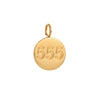 Wholesale Pendant Stainless Steel Fashion Angel Letters Numbers Text Electroplated 18K Gold Color