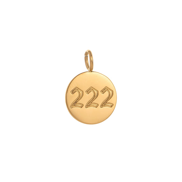 Wholesale Pendant Stainless Steel Fashion Angel Letters Numbers Text Electroplated 18K Gold Color