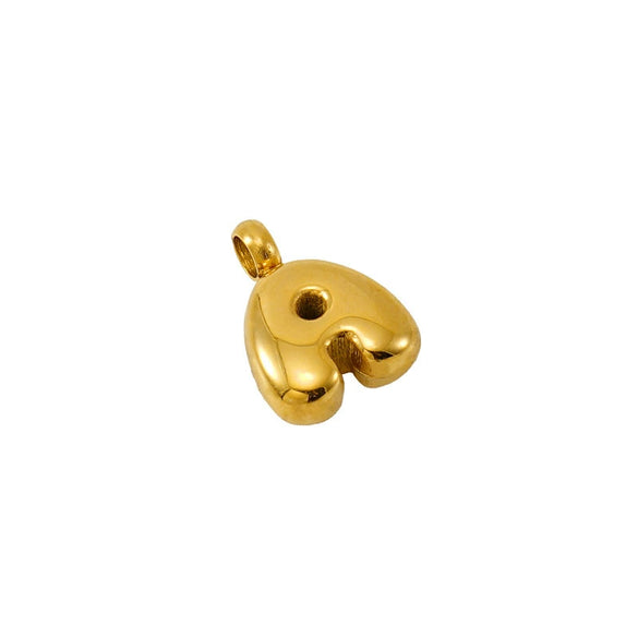 Wholesale Pendant Stainless Steel Fashion Simple Bubble Letter Electroplated