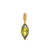 Wholesale Pendant Stainless Steel Geometric Dropshaped Electroplated With Diamond Zircon